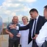 В микрорайоне Шакша состоялось открытие парковки