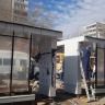 В Октябрьском районе продолжается реконструкция торговых павильонов