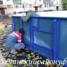 Продолжается установка универсальной спортивной площадки