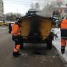 В Дёмском районе ремонтируют дороги «литым асфальтом»