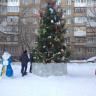 Во дворах Кировского района г. Уфы оборудованы новогодние городки