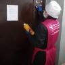 Продолжаются работы по дезинфекции подъездов многоквартирных домов