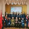 В школе №116 состоялось торжественное вручение копии Знамени Победы и Знамени Бессмертного полка