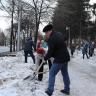 Субботнее утро началось с наведения чистоты
