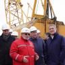 Радий Хабиров проинспектировал ход строительства нового моста через реку Белую в Уфе