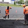 В Октябрьском районе ремонтируют Южный проезд