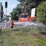 В Демском районе усилен полив дорог и зеленых насаждений