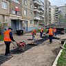В Уфе на придомовых территориях проводится ямочный ремонт