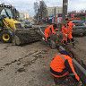 В Орджоникидзевском районе начался ремонт улицы Дмитрия Донского