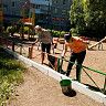 Во дворах Кировского района г. Уфы кипит работа