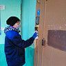 В Октябрьском районе продолжаются работы по дезинфекции мест общего пользования