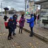 В Октябрьском районе раздали 600 защитных масок